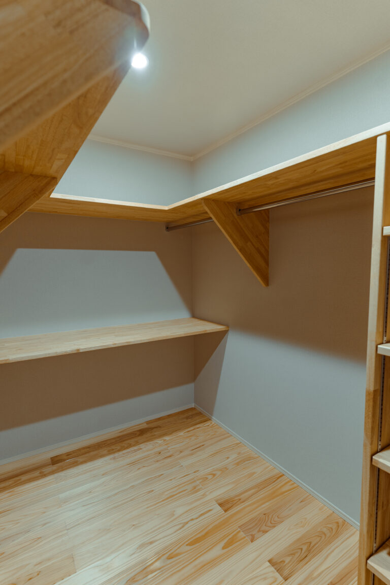 WICはご夫婦のご希望で造作しました